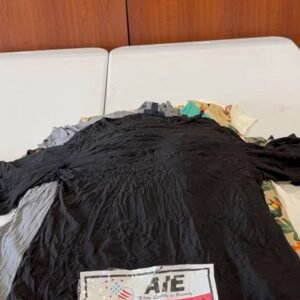 Ladies Poly Silk Dress AIE Rojo