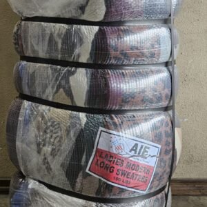 Ladies Modern Long Sweaters AIE Rojo