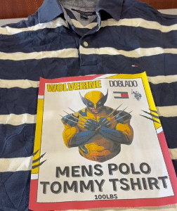 Mens Polo Tommy TShirt Wolverine