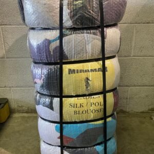 Ladies Silk Poly Blouse Miramar Amarillo